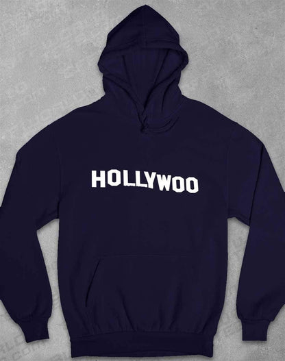 Hollywoo Sign Hoodie XS / Oxford Navy  - Off World Tees