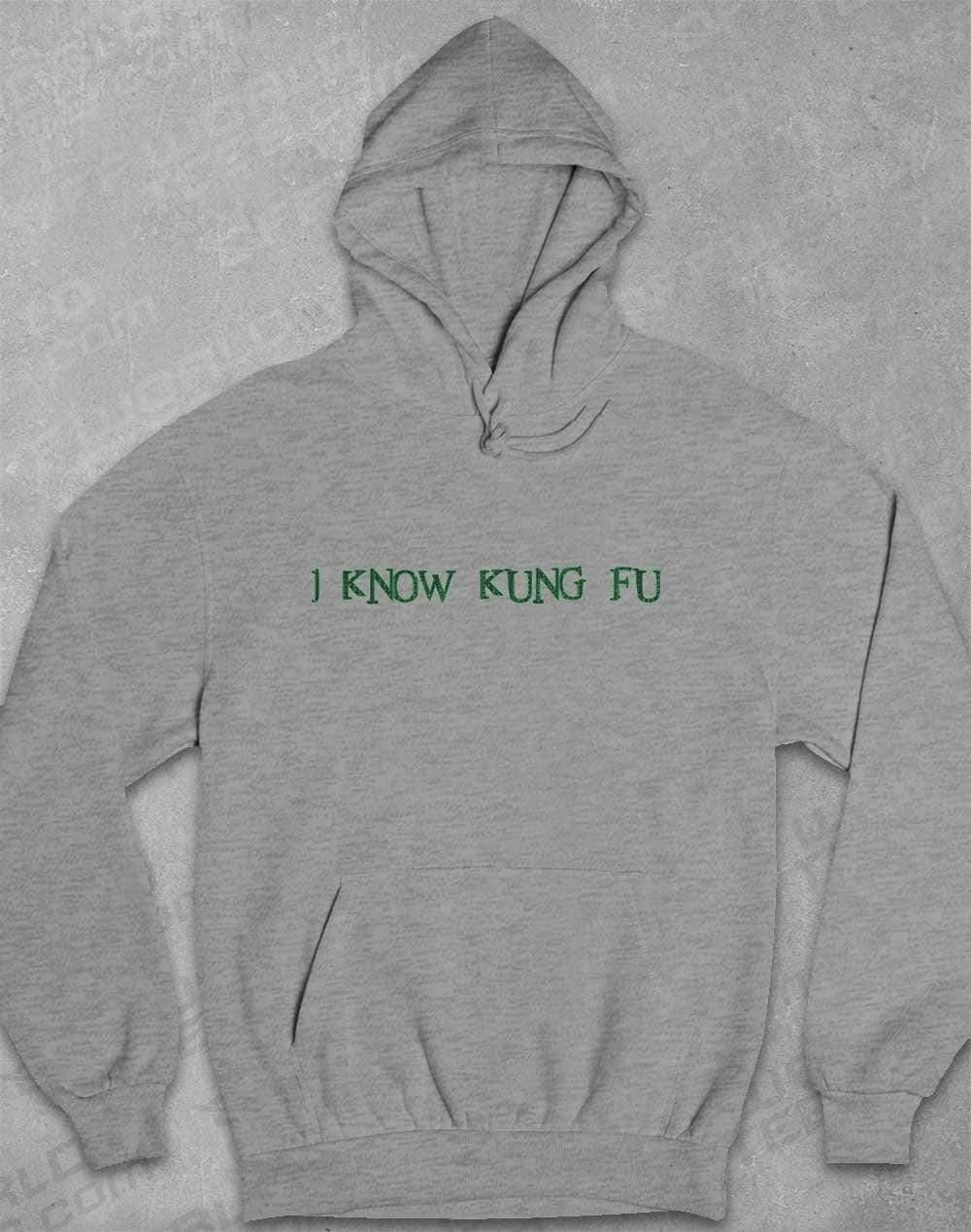 I Know Kung Fu Hoodie XS / Heather  - Off World Tees