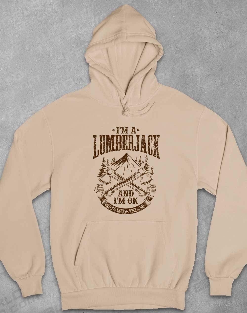 I'm a Lumberjack Hoodie XS / Desert Sand  - Off World Tees