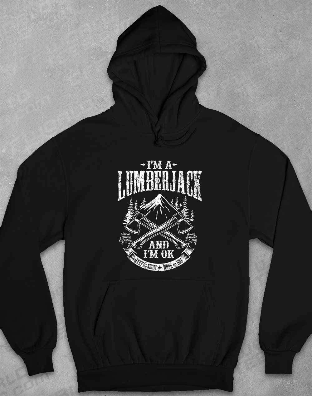 I'm a Lumberjack Hoodie XS / Jet Black  - Off World Tees