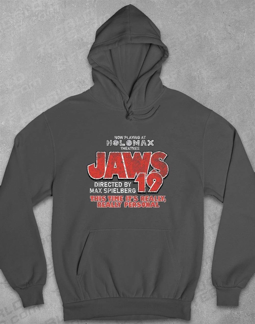 Jaws 19 Hoodie XS / Charcoal  - Off World Tees