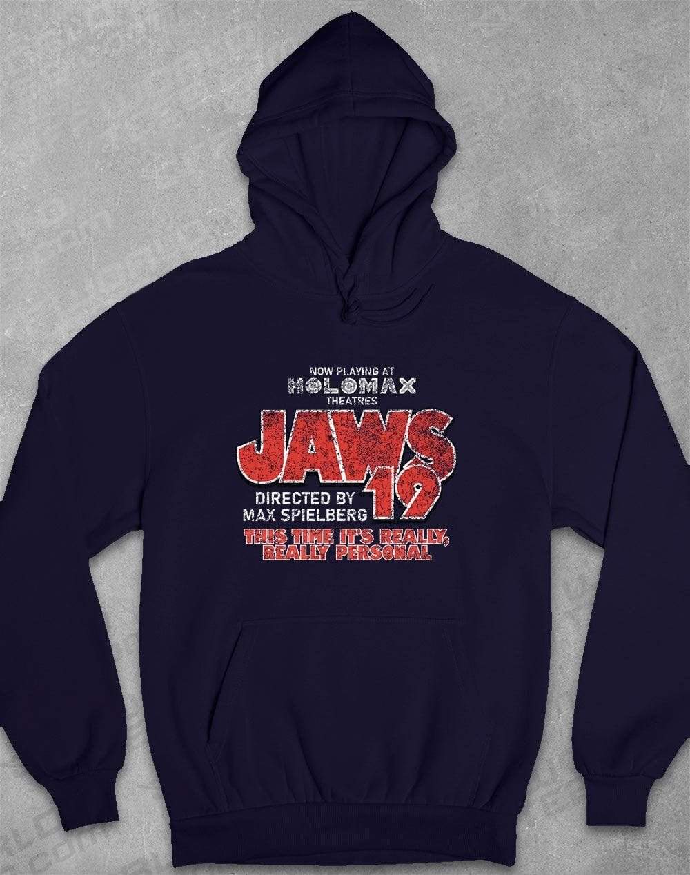 Jaws 19 Hoodie XS / Oxford Navy  - Off World Tees