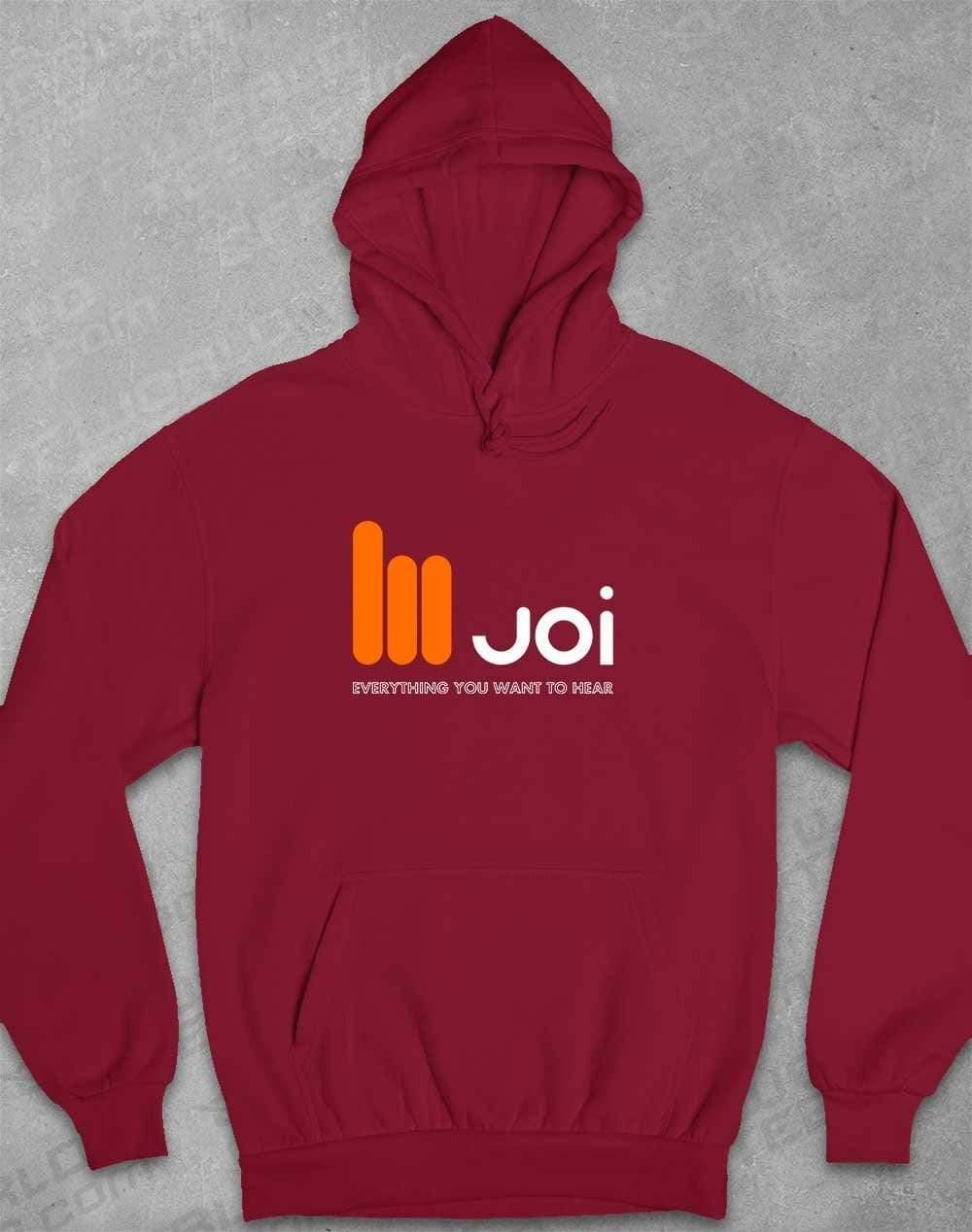 JOI Everything You Want to Hear Hoodie XS / Burgundy  - Off World Tees