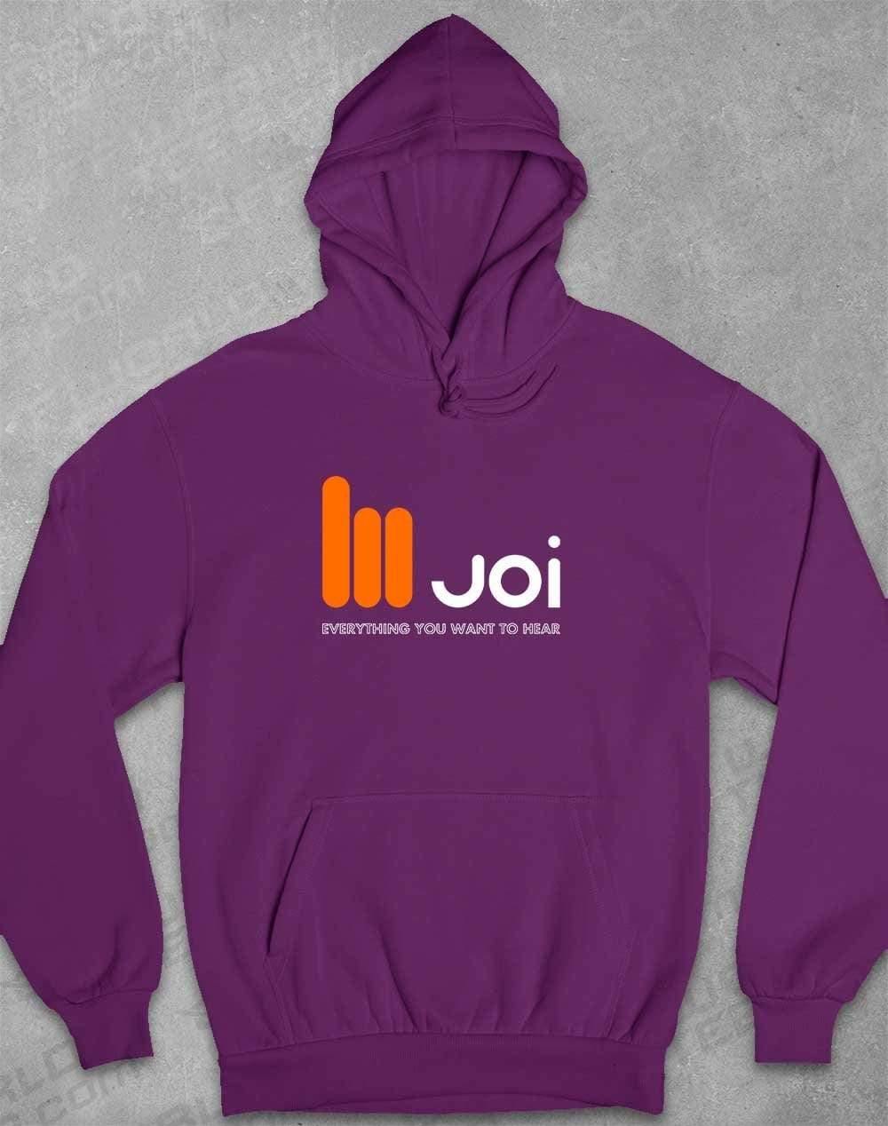 JOI Everything You Want to Hear Hoodie XS / Plum  - Off World Tees