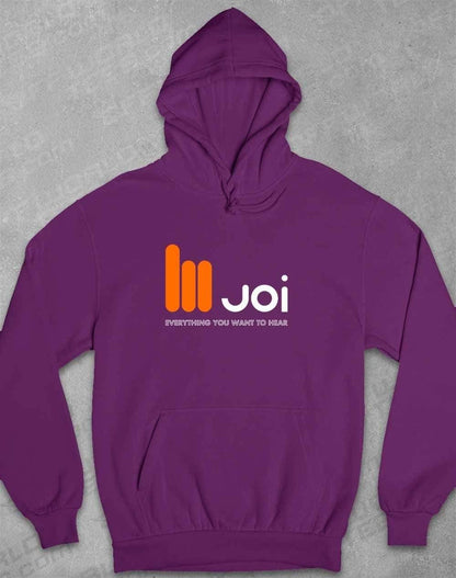 JOI Everything You Want to Hear Hoodie XS / Plum  - Off World Tees