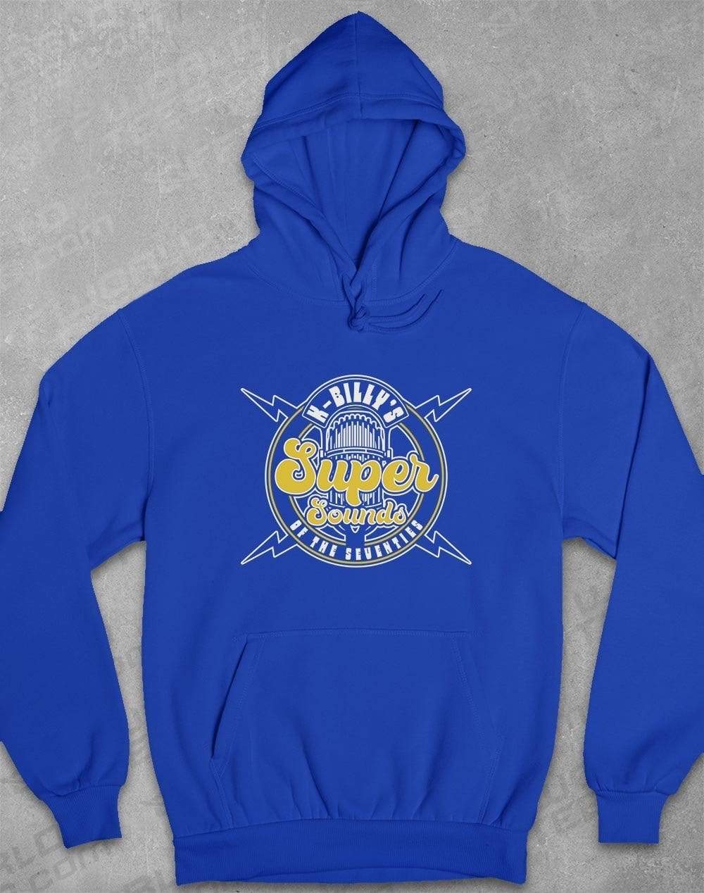 K-Billy's Super Sounds Hoodie S / Royal Blue  - Off World Tees