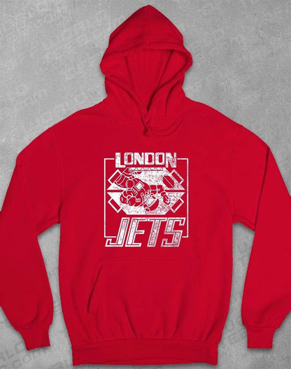 London Jets Hoodie XS / Fire Red  - Off World Tees