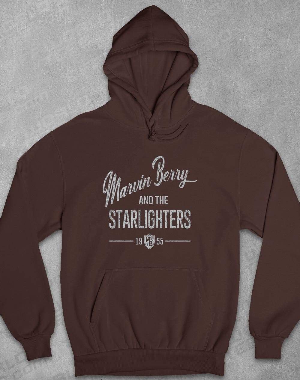Marvin Berry and the Starlighters Hoodie XS / Hot Chocolate  - Off World Tees