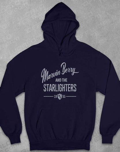 Marvin Berry and the Starlighters Hoodie XS / Oxford Navy  - Off World Tees