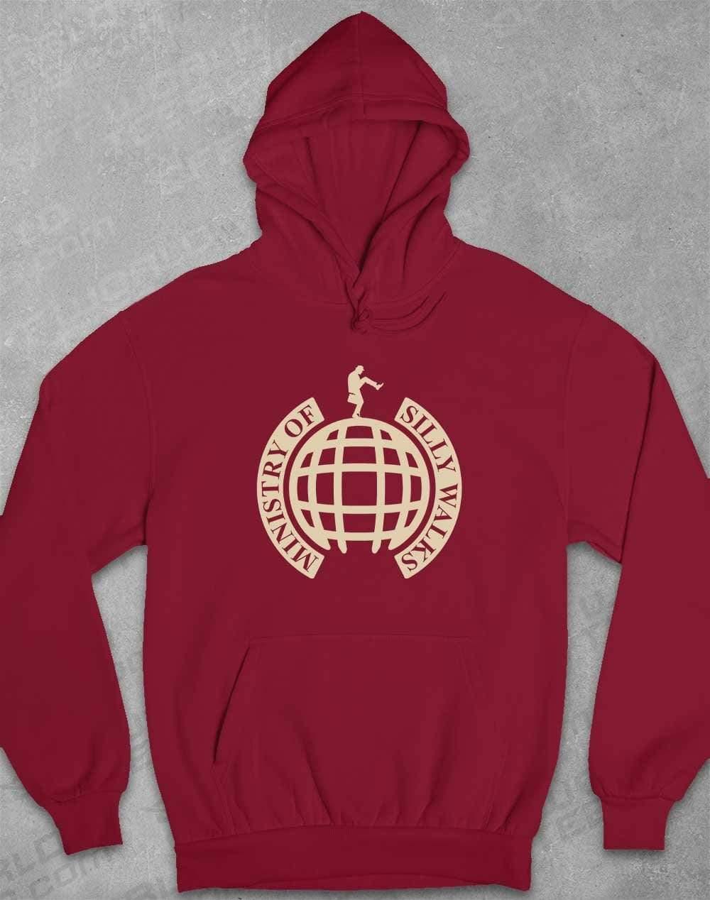 Ministry of Silly Walks Hoodie XS / Burgundy  - Off World Tees