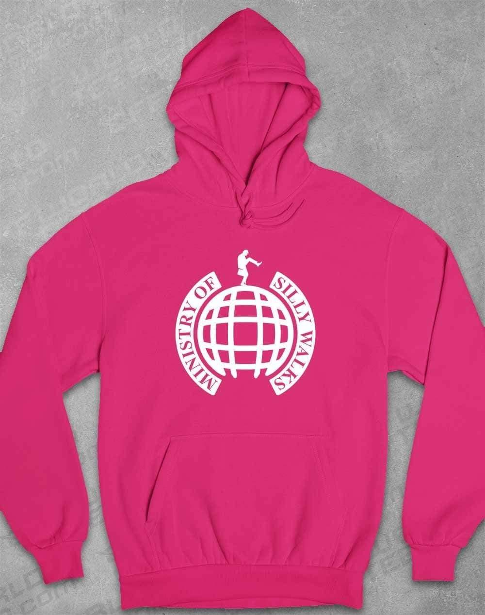 Ministry of Silly Walks Hoodie XS / Hot Pink  - Off World Tees