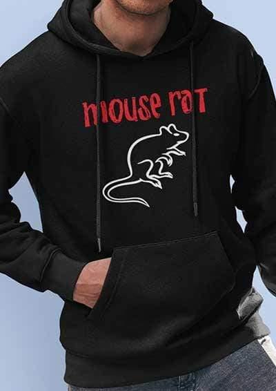 Mouse Rat Text Logo Hoodie  - Off World Tees