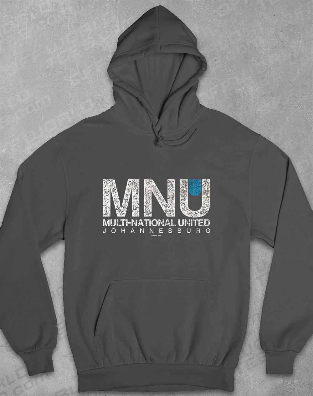 Multi National United Hoodie XS / Charcoal  - Off World Tees