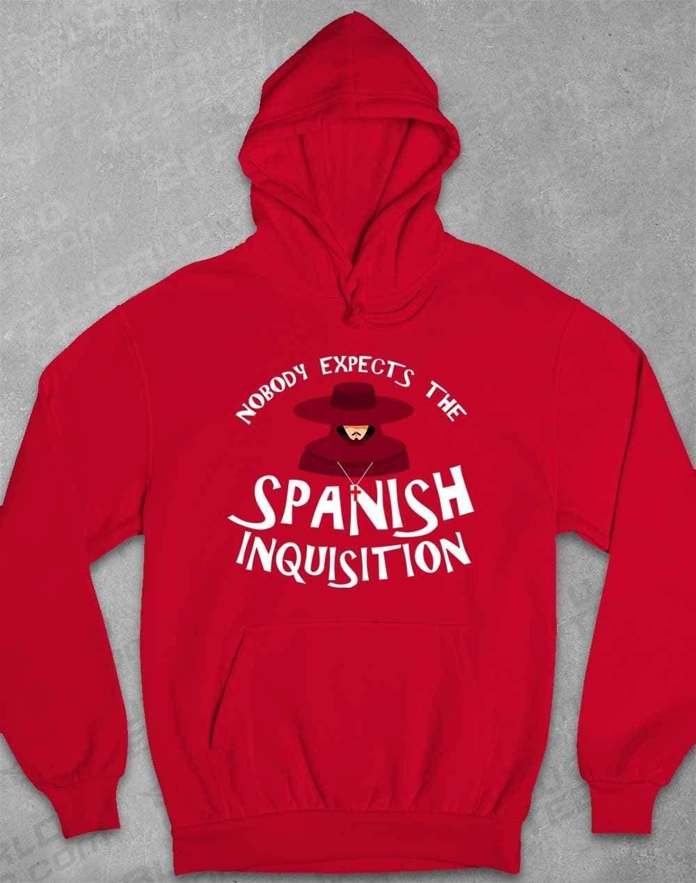 Nobody Expects the Spanish Inquisition Hoodie XS / Fire Red  - Off World Tees