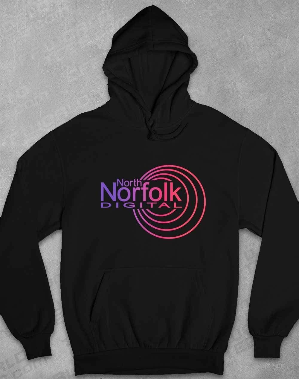 North Norfolk Digital Hoodie XS / Jet Black  - Off World Tees