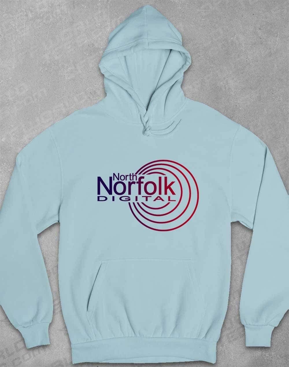 North Norfolk Digital Hoodie XS / Sky Blue  - Off World Tees