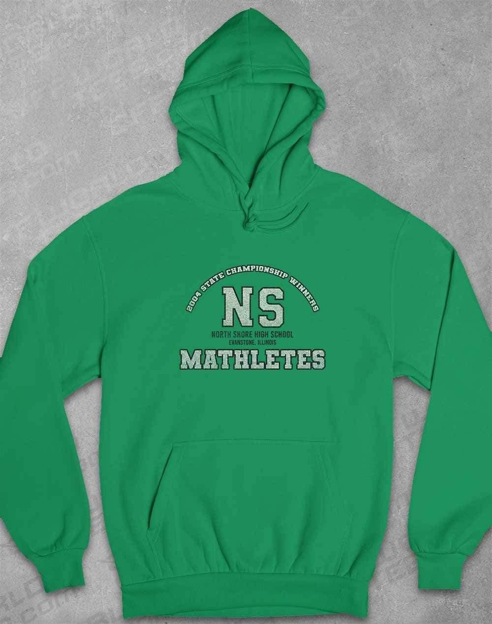 North Shore High School - Mathletes Hoodie XS / Irish Green  - Off World Tees