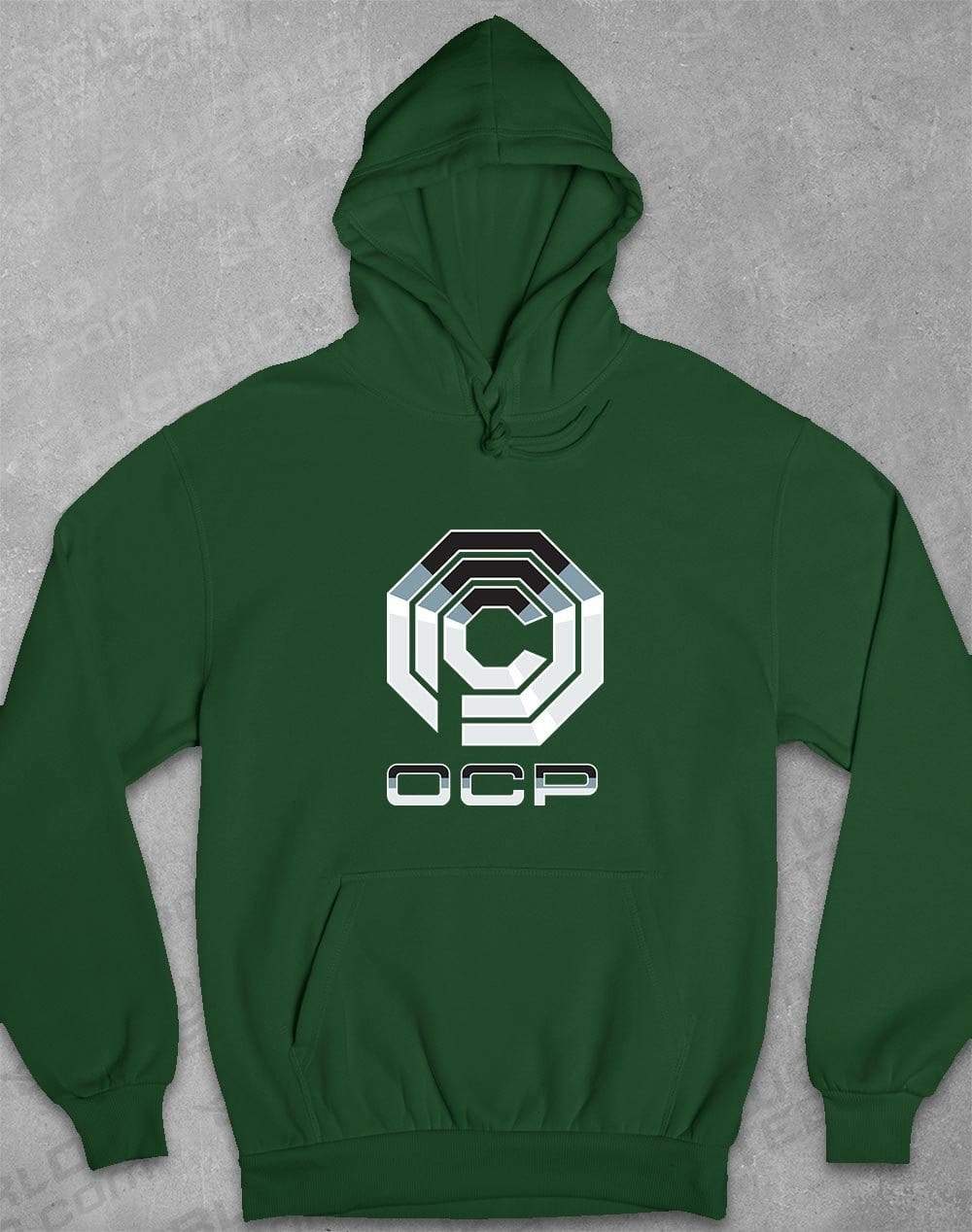 Omni Consumer Products Hoodie XS / Bottle Green  - Off World Tees