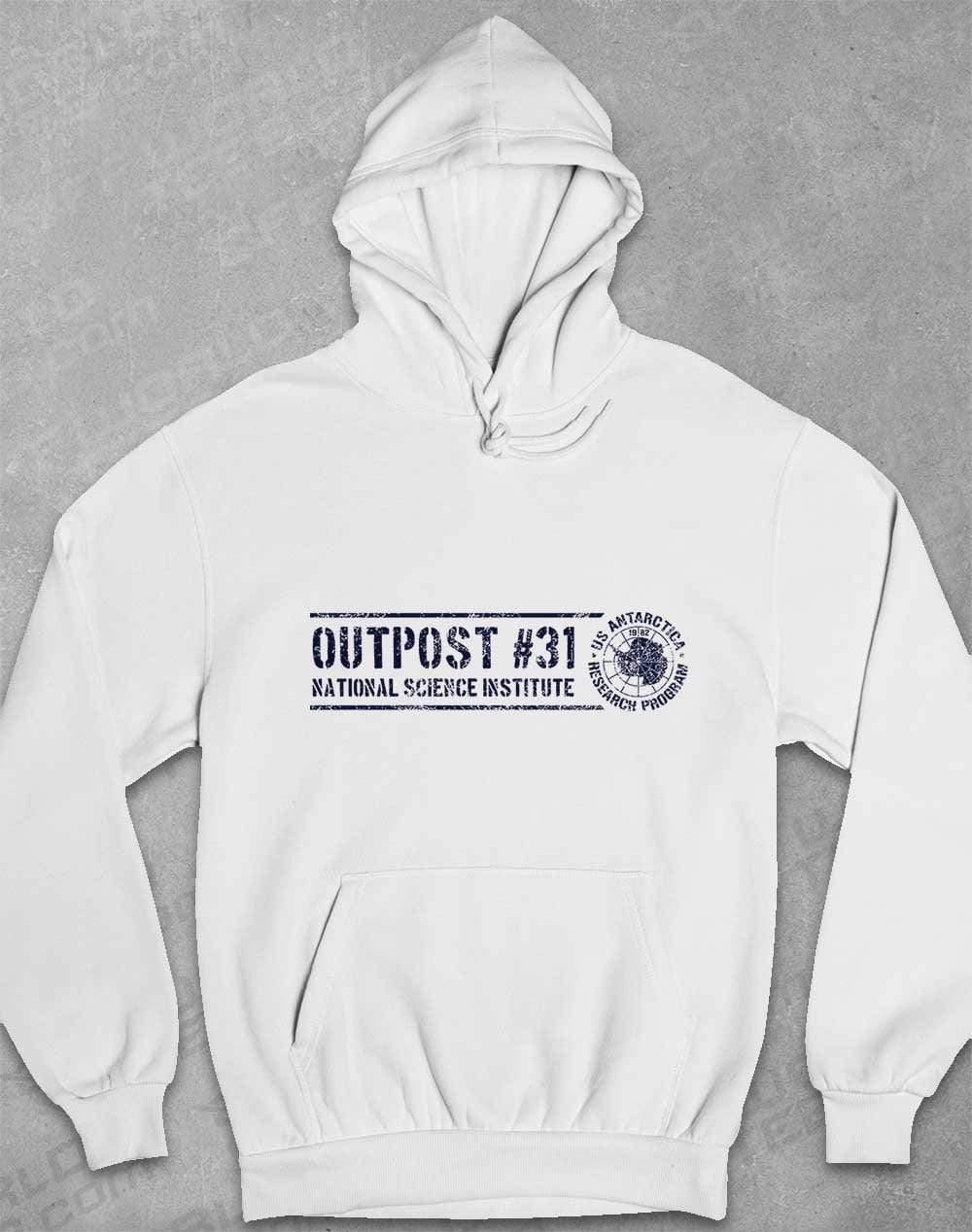 Outpost 31 Antarctica Hoodie XS / Arctic White  - Off World Tees
