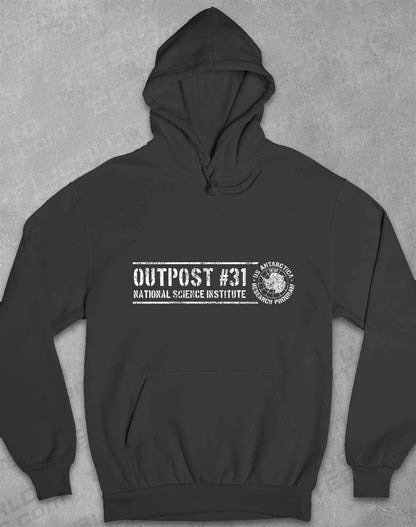 Outpost 31 Antarctica Hoodie XS / Charcoal  - Off World Tees