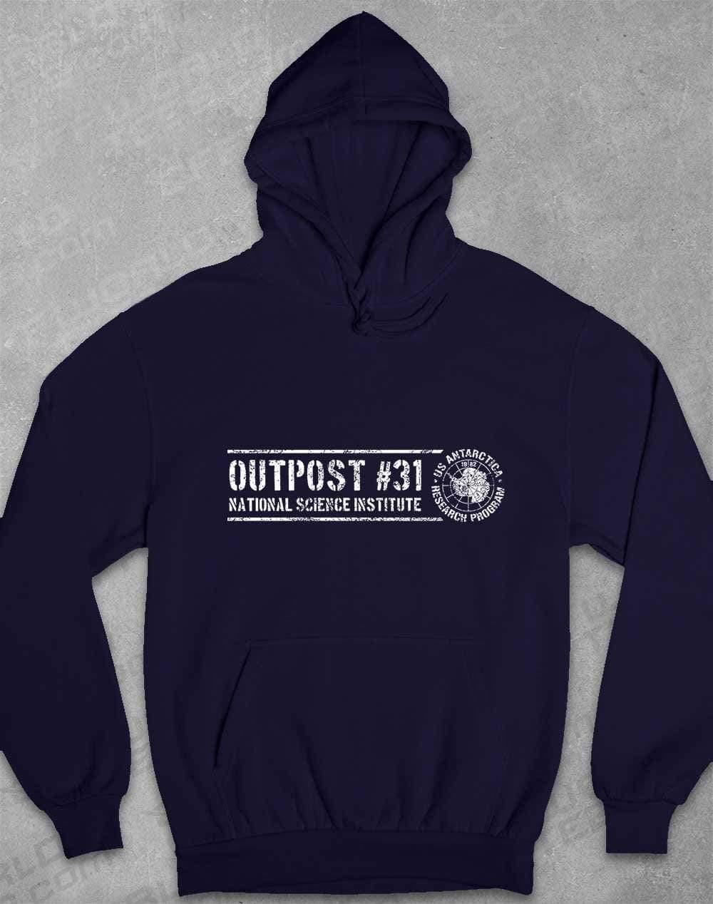 Outpost 31 Antarctica Hoodie XS / Oxford Navy  - Off World Tees