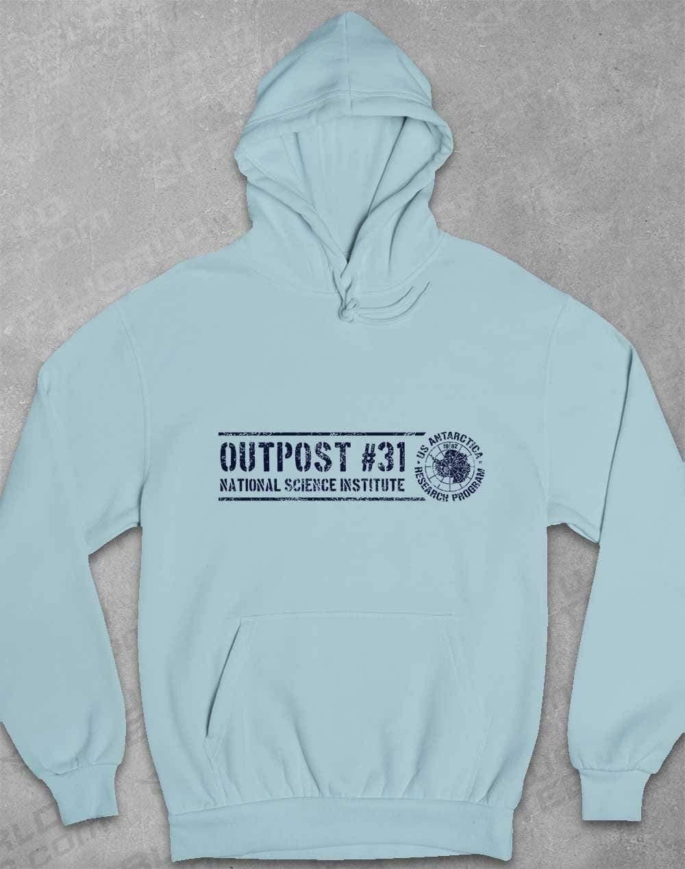 Outpost 31 Antarctica Hoodie XS / Sky Blue  - Off World Tees