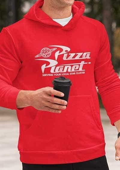 Pizza Planet Distressed Logo Hoodie  - Off World Tees