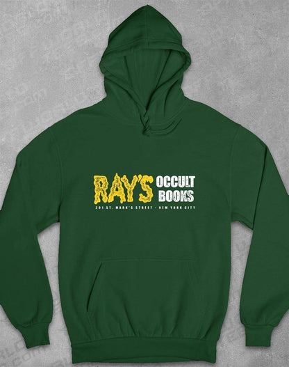 Ray's Occult Books Hoodie S / Bottle Green  - Off World Tees