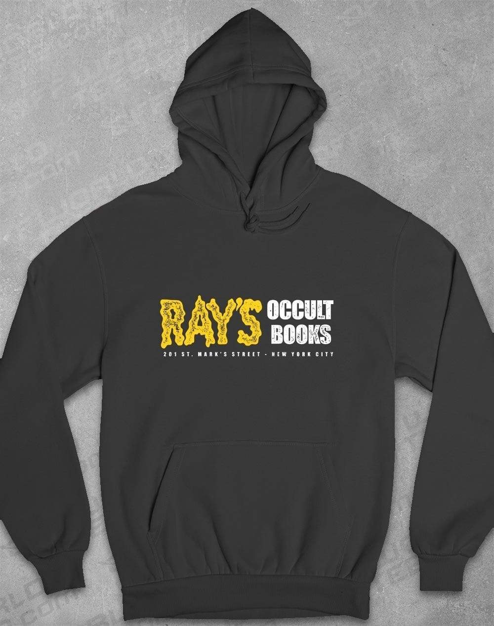 Ray's Occult Books Hoodie S / Charcoal  - Off World Tees