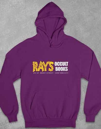 Ray's Occult Books Hoodie S / Plum  - Off World Tees