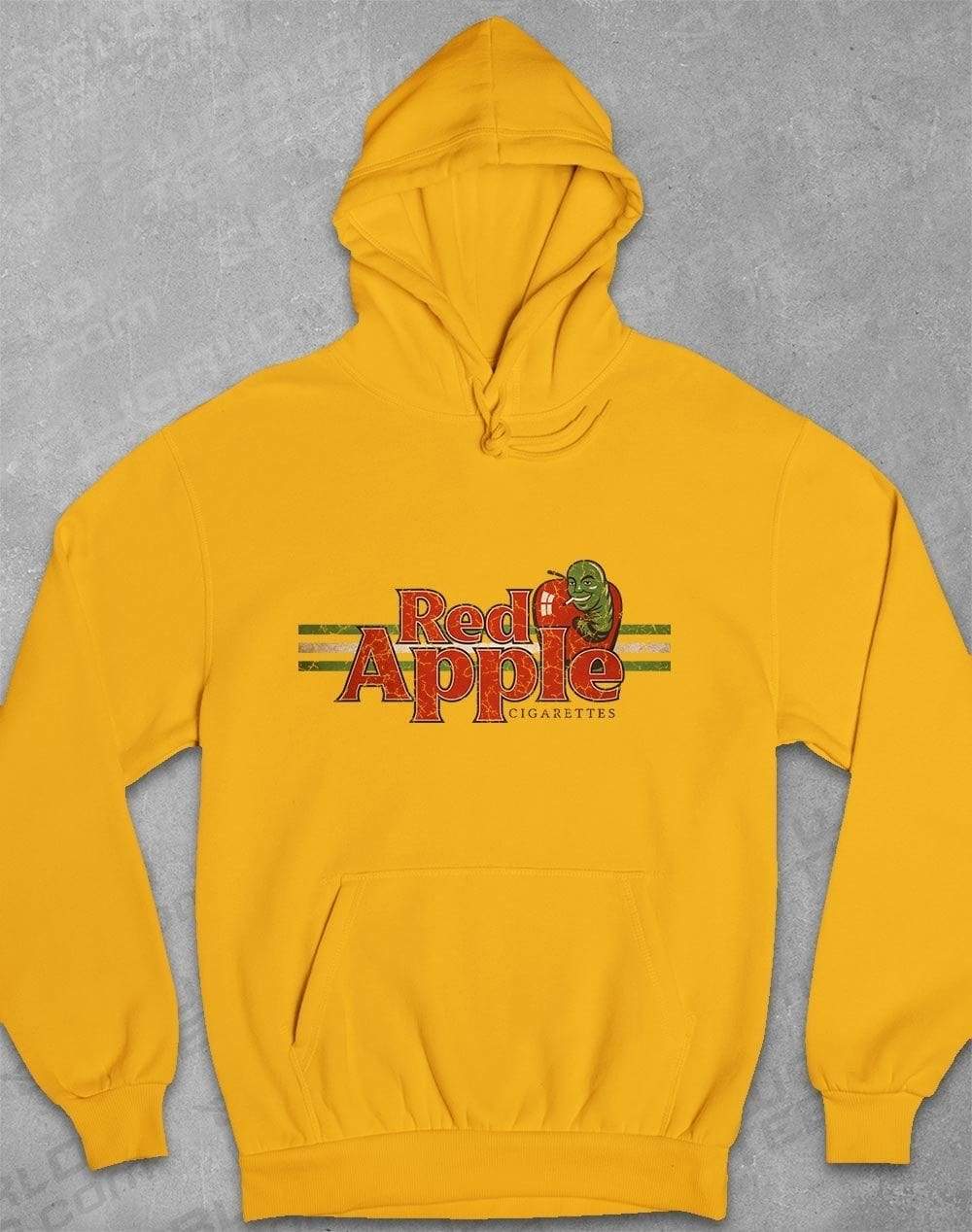 Red Apple Cigarettes Hoodie S / Gold  - Off World Tees