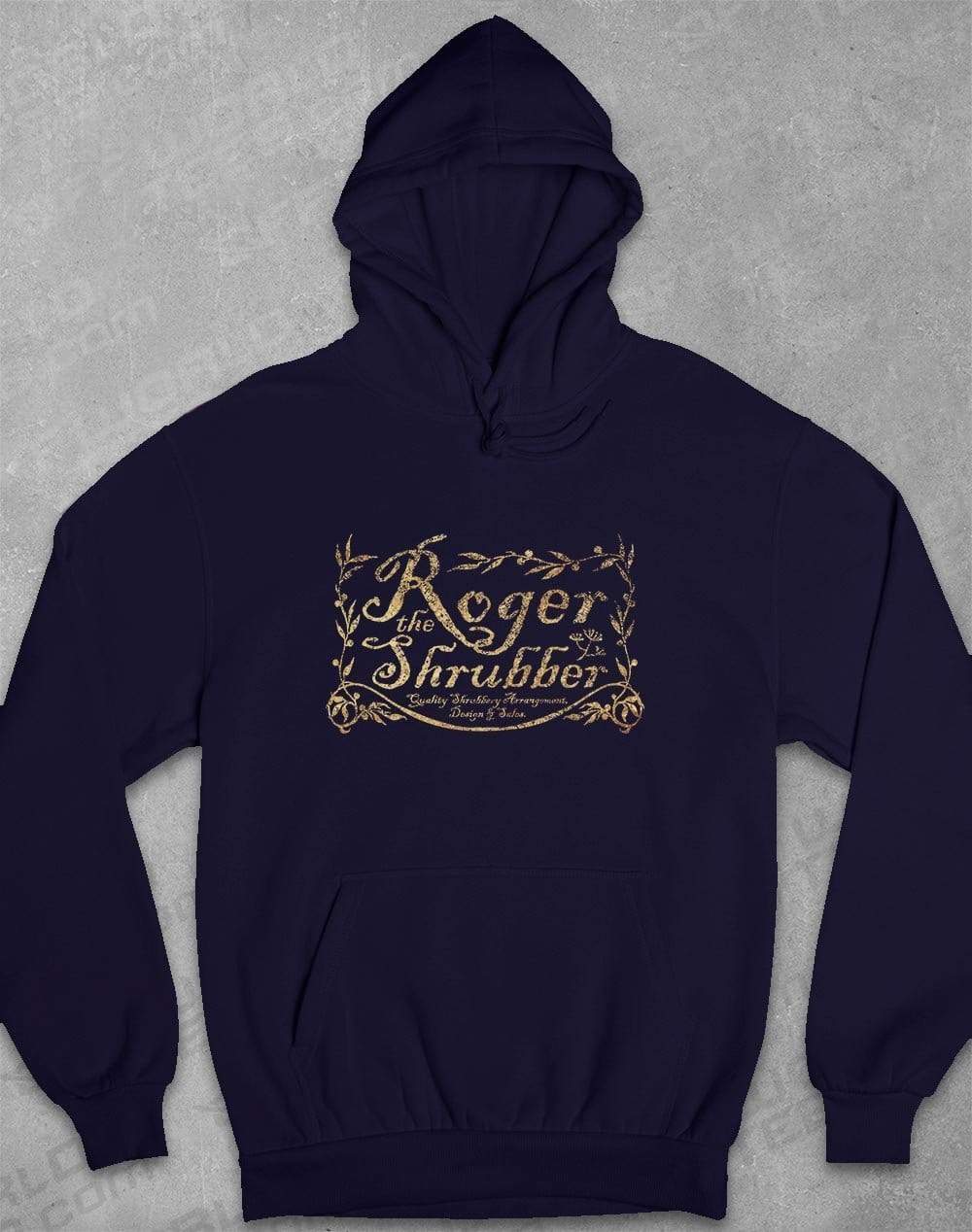 Roger the Shrubber Hoodie S / Oxford Navy  - Off World Tees