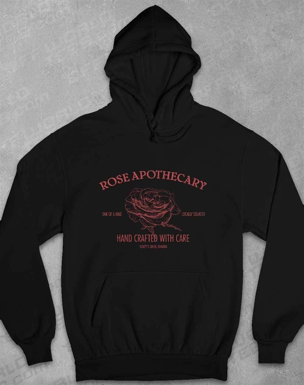 Rose Apothecary Hoodie XS / Jet Black  - Off World Tees