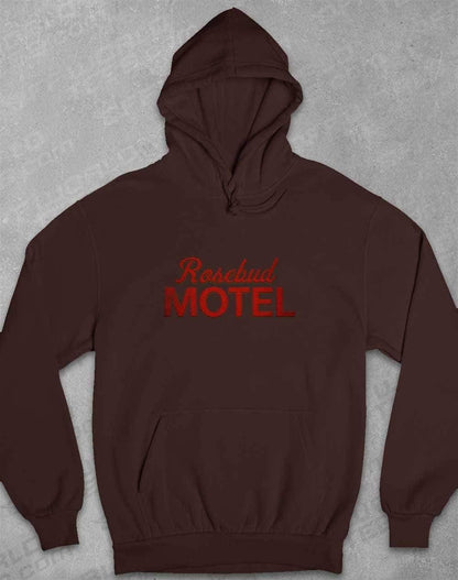 Rosebud Motel Hoodie XS / Hot Chocolate  - Off World Tees