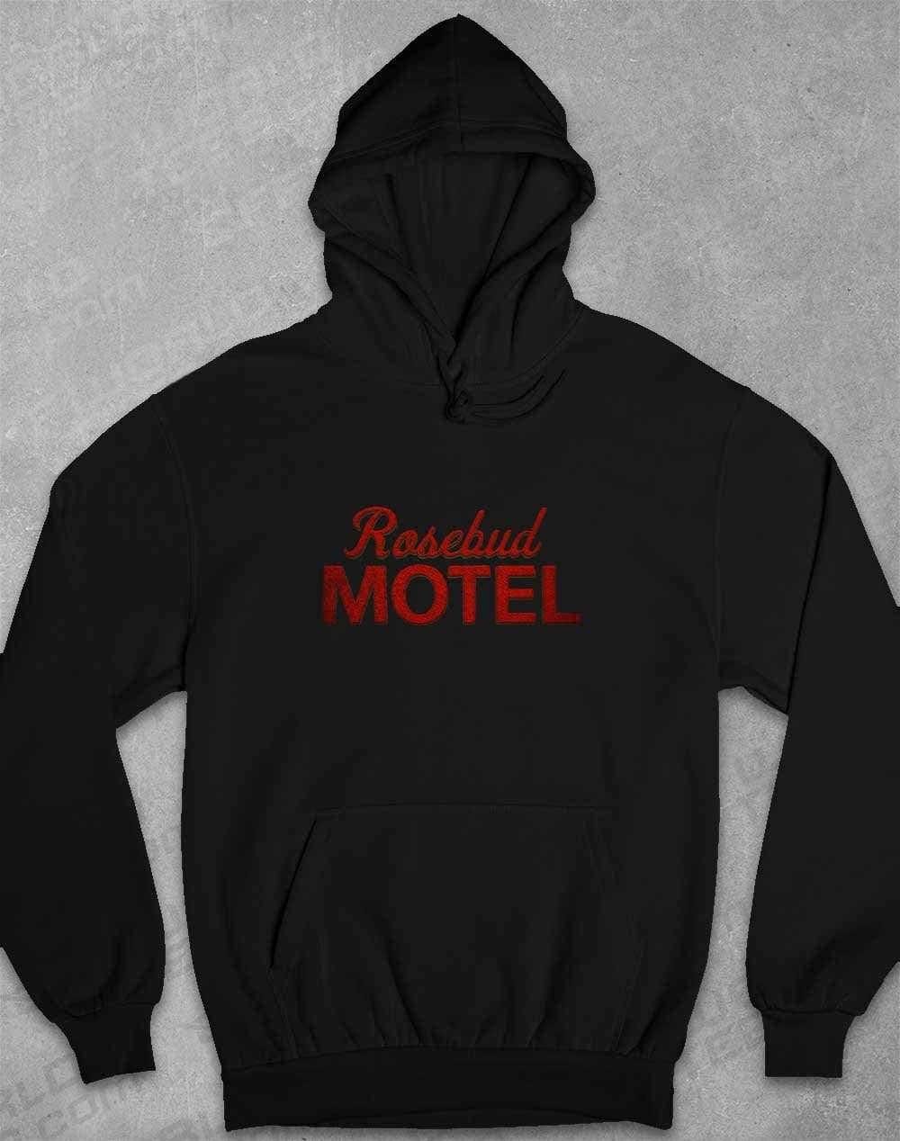 Rosebud Motel Hoodie XS / Jet Black  - Off World Tees