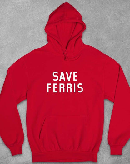 Save Ferris Hoodie S / Fire Red  - Off World Tees