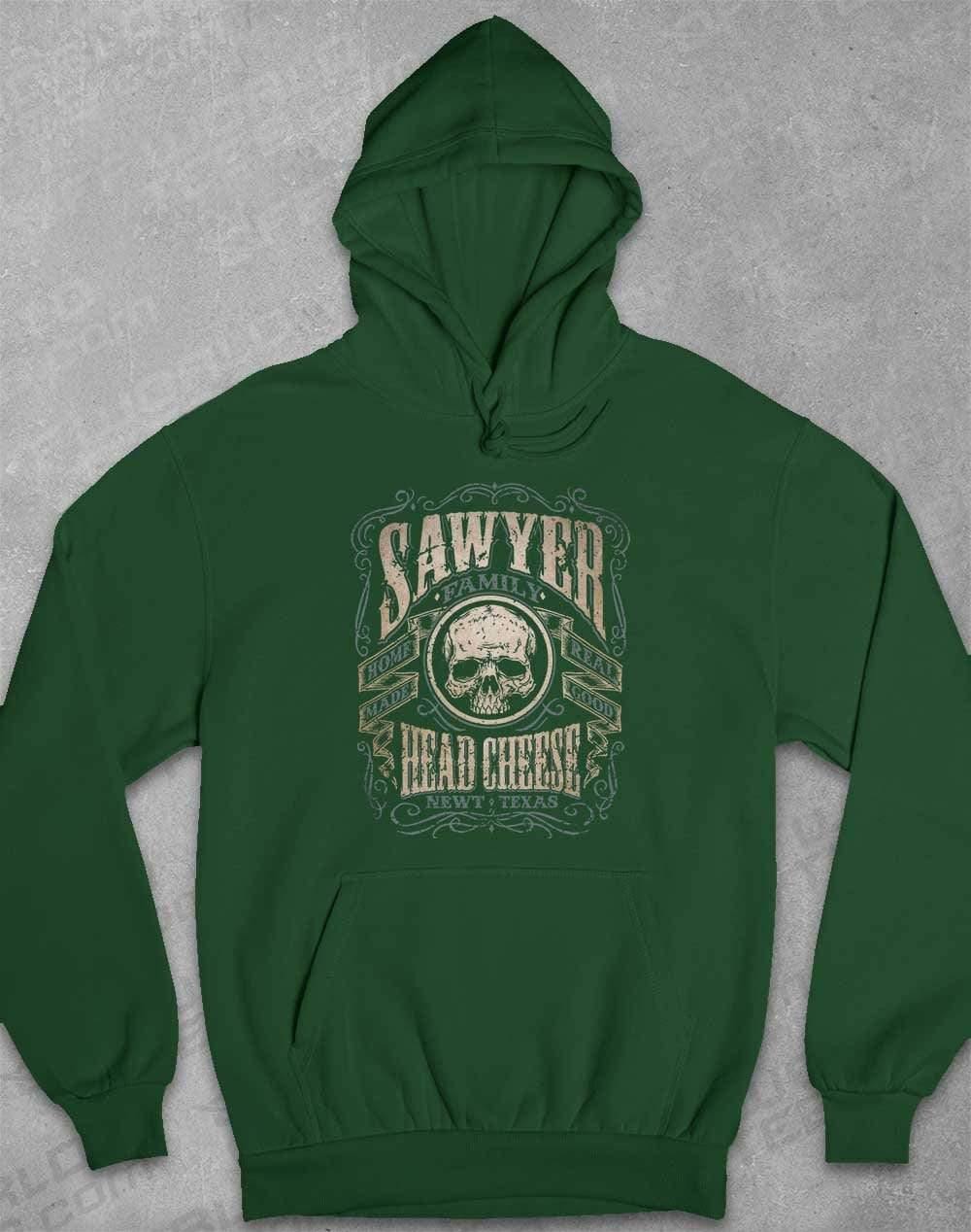 Sawyer Family Head Cheese Hoodie XS / Bottle Green  - Off World Tees