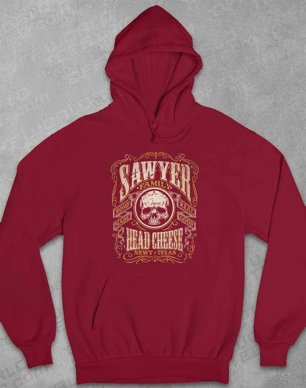 Sawyer Family Head Cheese Hoodie XS / Burgundy  - Off World Tees