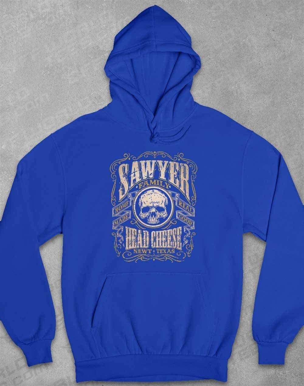 Sawyer Family Head Cheese Hoodie XS / Royal Blue  - Off World Tees