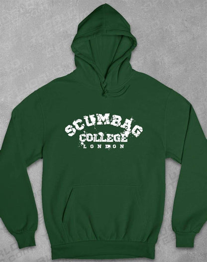 Scumbag College Hoodie XS / Bottle Green  - Off World Tees