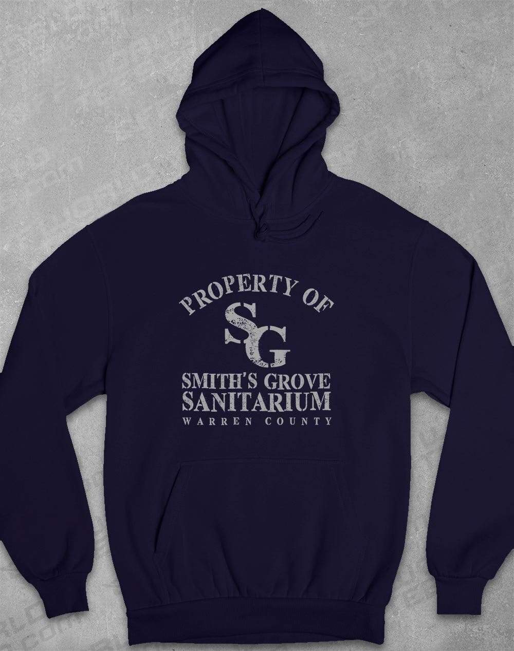 Smith's Grove Sanitarium Hoodie S / Navy  - Off World Tees