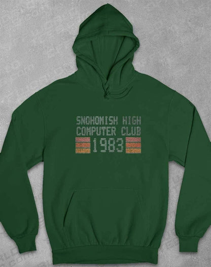 Snohomish High Computer Club Hoodie XS / Bottle Green  - Off World Tees