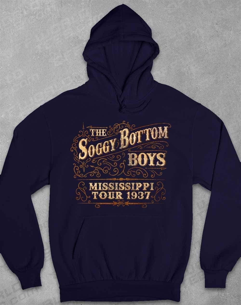 Soggy Bottom Boys Tour 1937 Hoodie XS / Oxford Navy  - Off World Tees