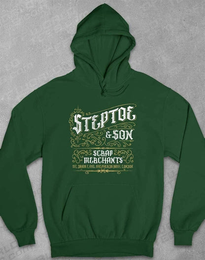 Steptoe & Son Scrap Merchants Hoodie XS / Bottle Green  - Off World Tees