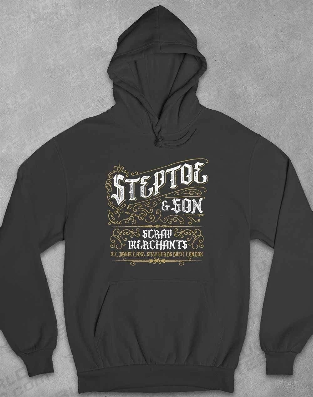 Steptoe & Son Scrap Merchants Hoodie XS / Charcoal  - Off World Tees