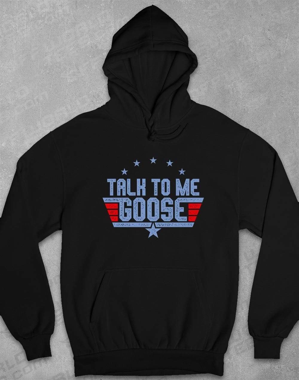 Talk to Me Goose Hoodie S / Black  - Off World Tees