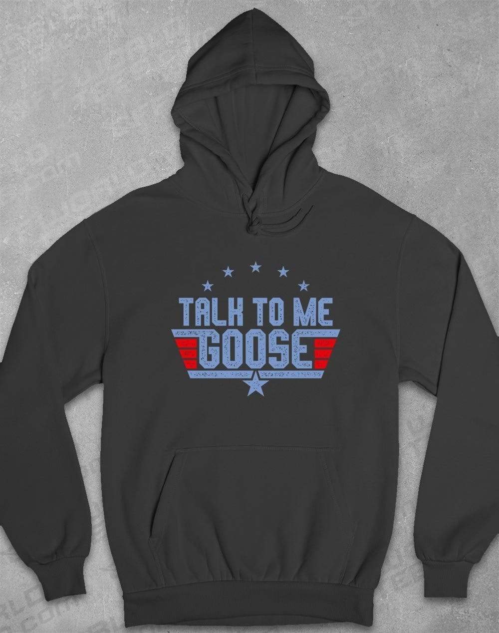 Talk to Me Goose Hoodie S / Charcoal  - Off World Tees