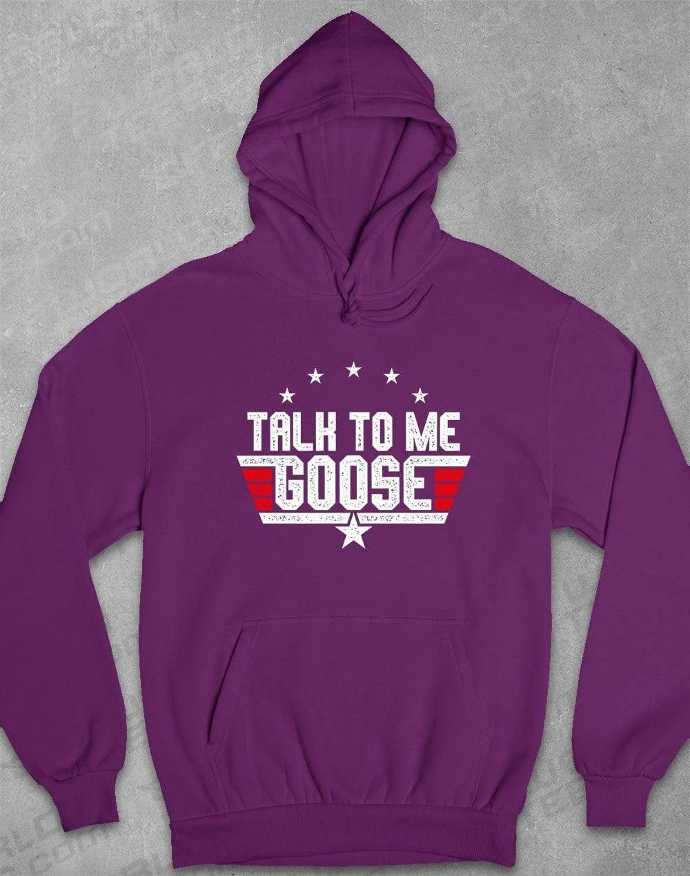 Talk to Me Goose Hoodie S / Plum  - Off World Tees