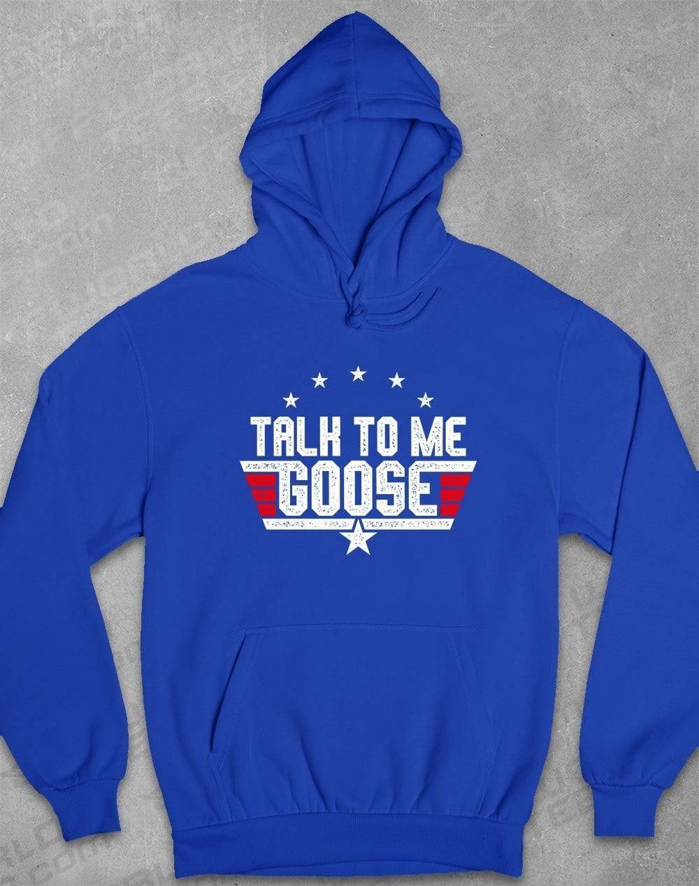 Talk to Me Goose Hoodie S / Royal Blue  - Off World Tees