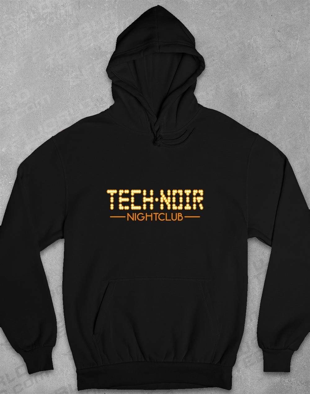 Tech Noir Nightclub Hoodie XS / Jet Black  - Off World Tees
